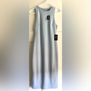 Express High Neck Midi Sheath Dress